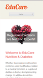 Mobile Screenshot of educarenutrition.com